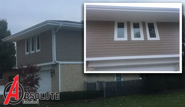 siding exterior of a two storey house